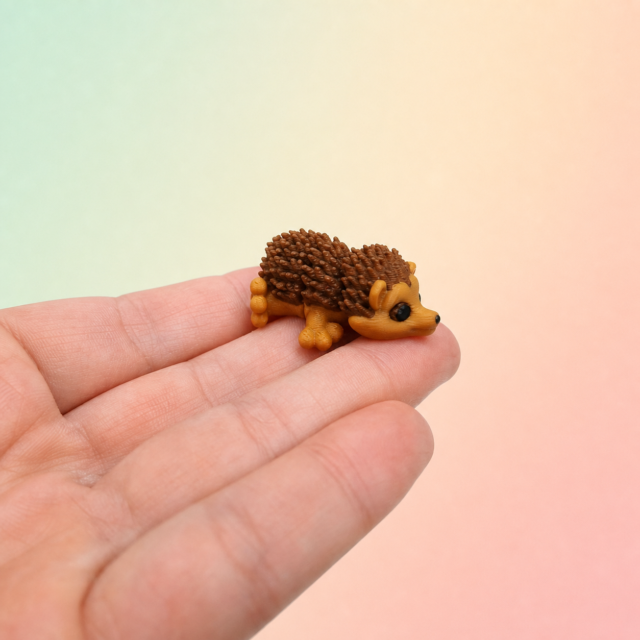 Articulated Hedgehog Figure