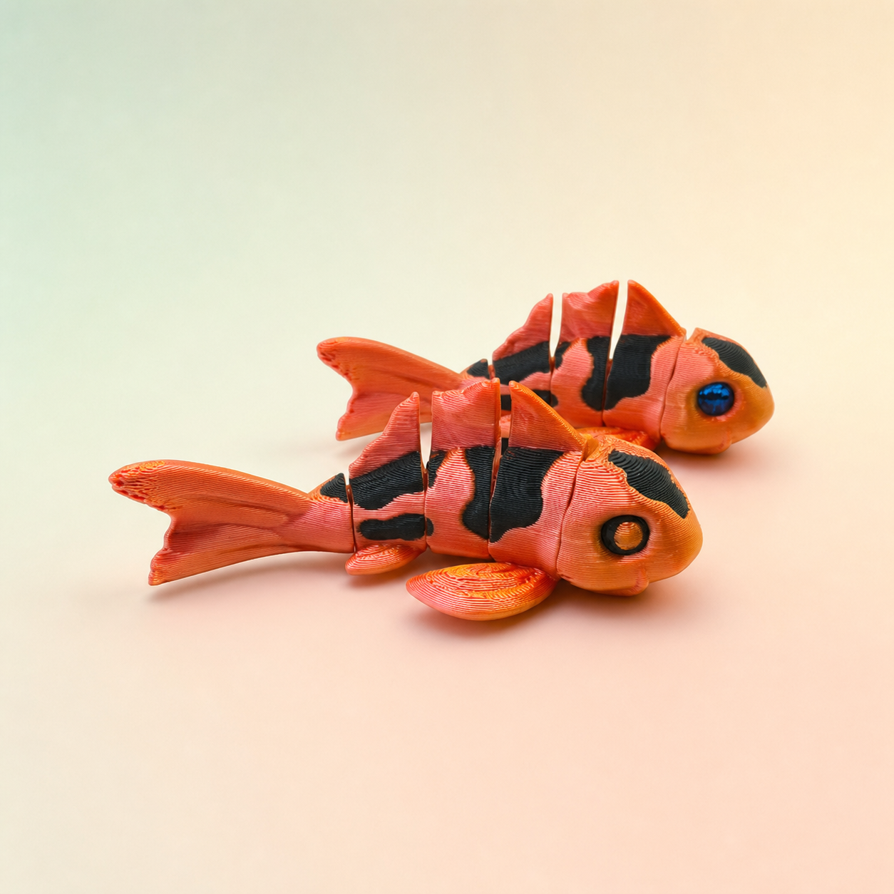 Articulated Koi Fish Figure