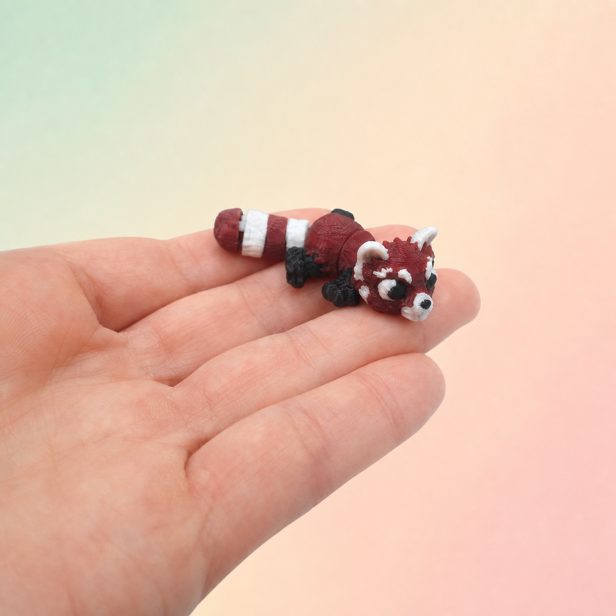 Articulated Red Panda Figure