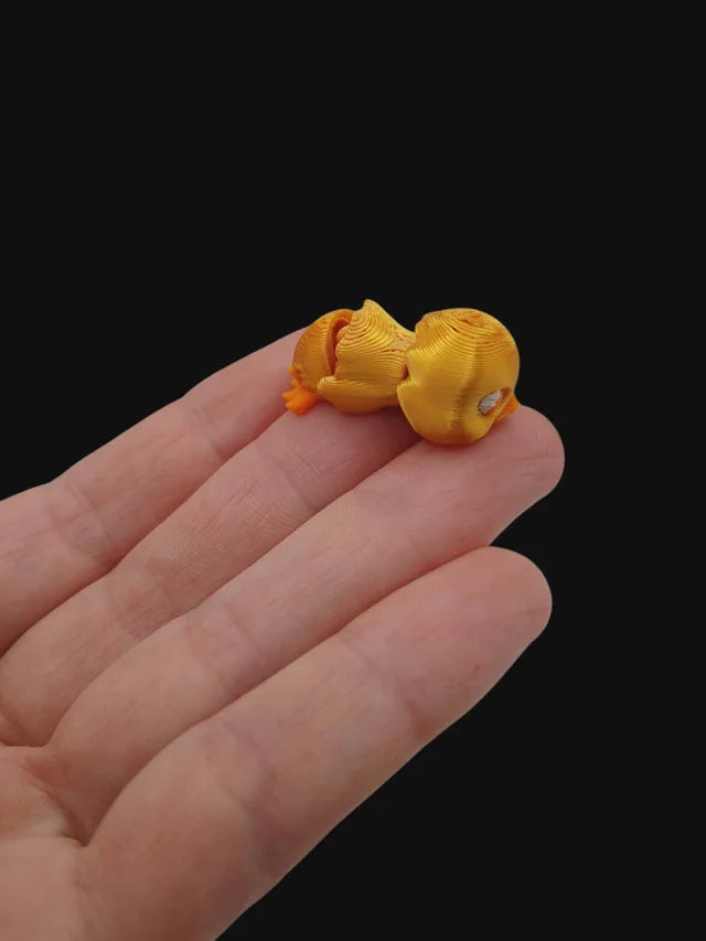 3D Tinys Baby Chick colorful finished 3D printed product