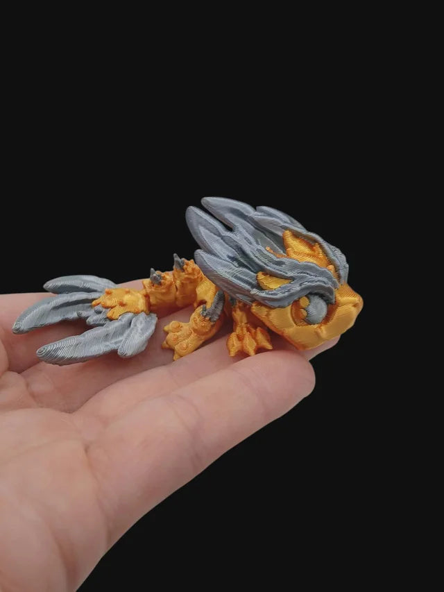3D Tinys Baby Dragon Fruit Dragon colorful finished 3D printed product