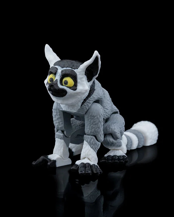 Bouncy Lemur – 3D Printed Animal Figurine