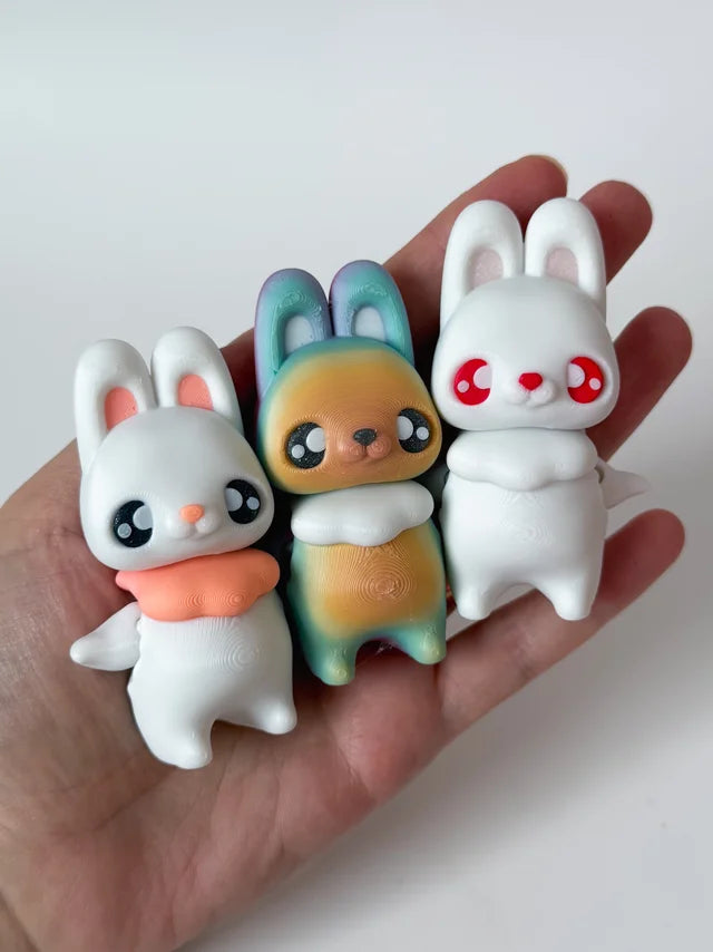 Bunny Pixie colorful 3D printed product