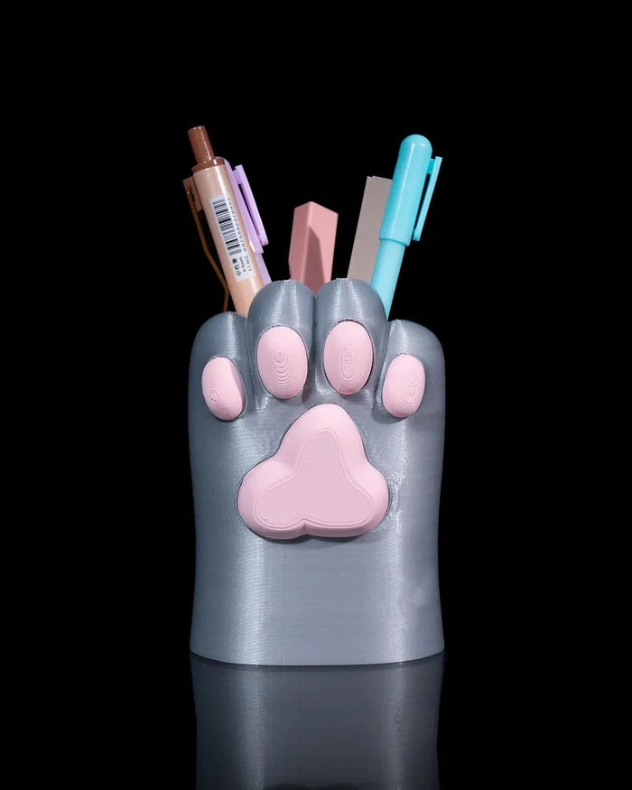 Cat Paw Pen Cup – 3D Printed Desk Organizer