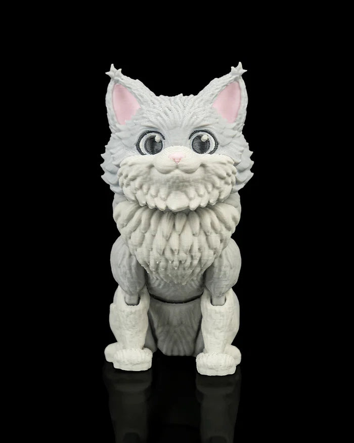 Maine Coon Cat – 3D Printed Collectible