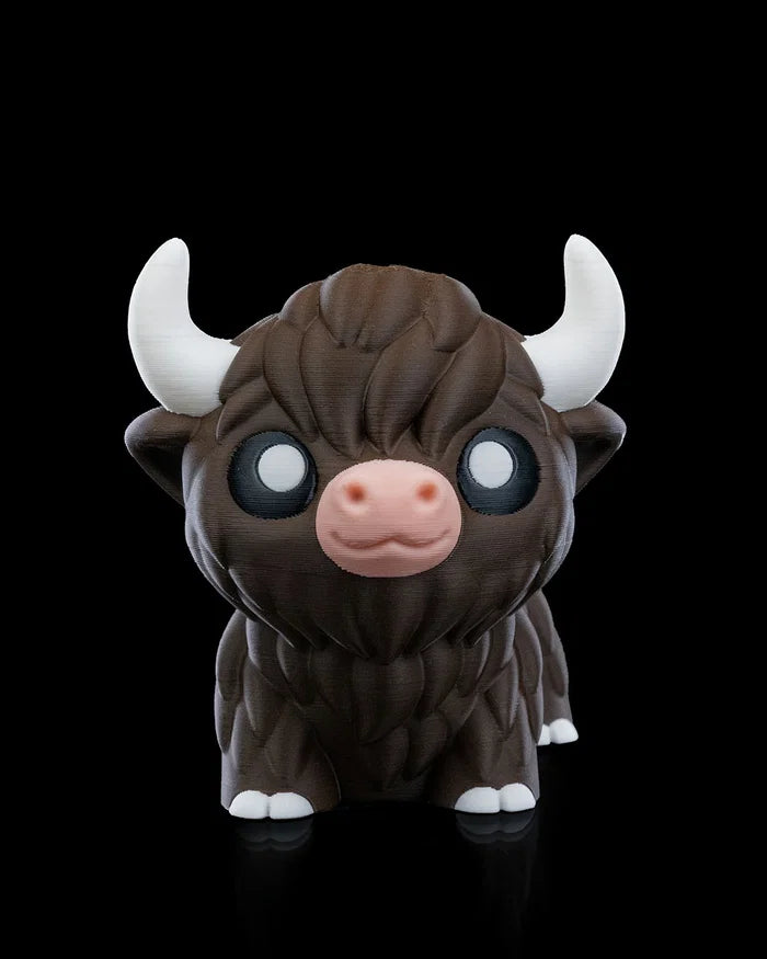 Chill Highland Cow – 3D Printed Animal Figurine