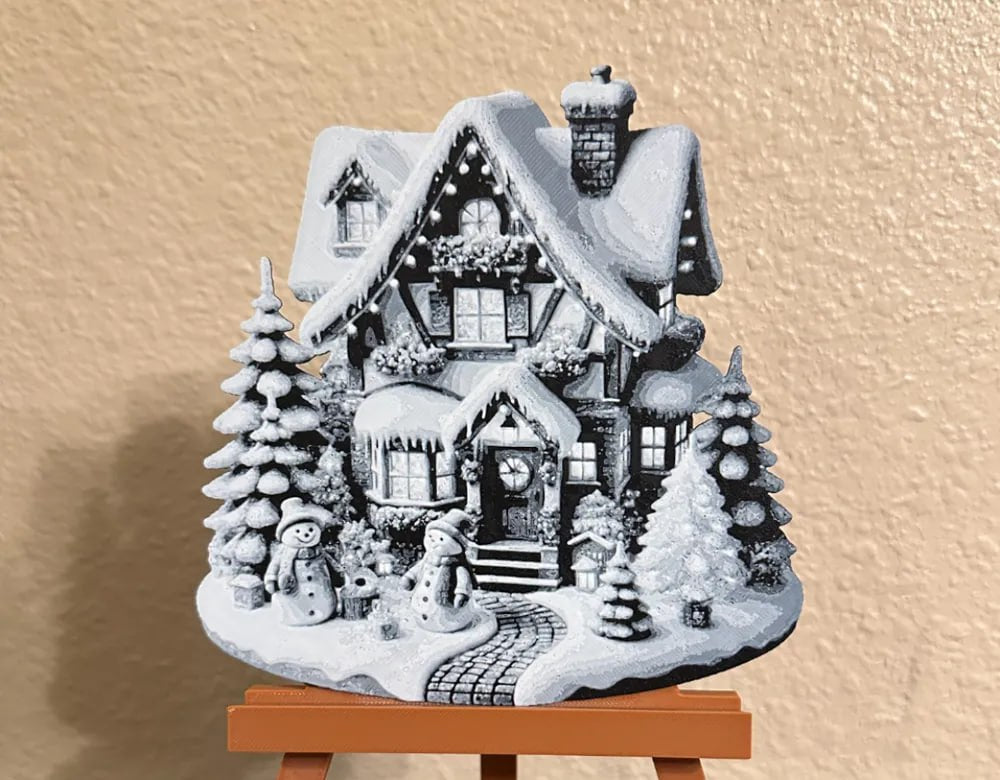 Winter Village House Decor