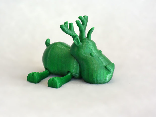 Reclining Reindeer Mini