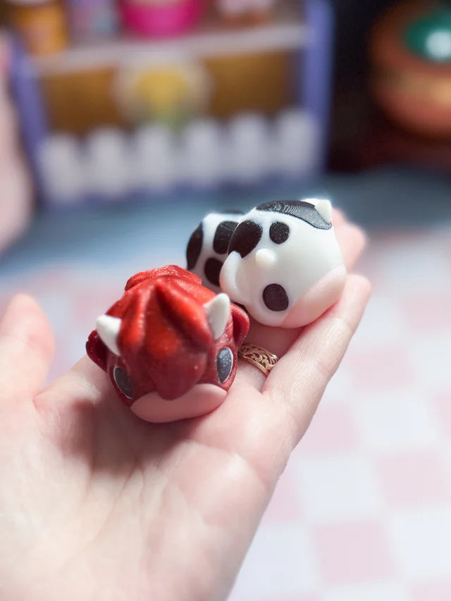 Cow and Highland Cow Boops colorful 3D printed product
