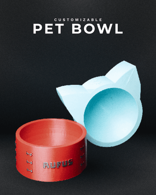 Customizable Pet Bowl
