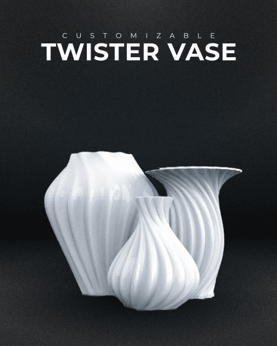 Twister Vase Customizable