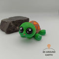 Cute Tortoise colorful 3D printed articulated toy
