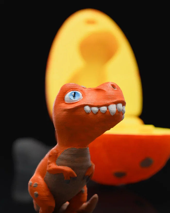T-Rex Dinosaur Egg – 3D Printed Hatching Toy