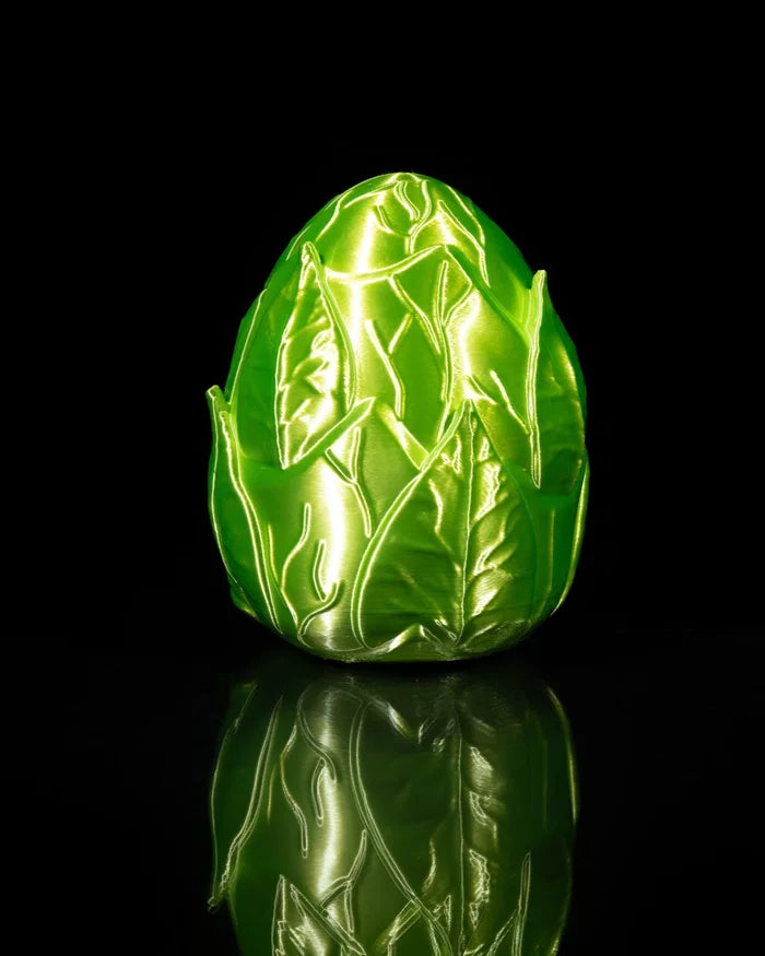 Leaf Dragon Egg – 3D Printed Fantasy Decor