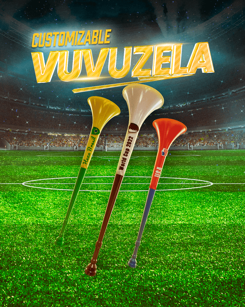 Customizable Vuvuzela - view 2