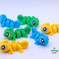 Cute Flexi Chameleon colorful 3D printed product