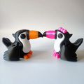 Cute Flexi Toucans colorful 3D printed product