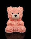 Floral Bear – 3D Printed Decorative Animal Figurine