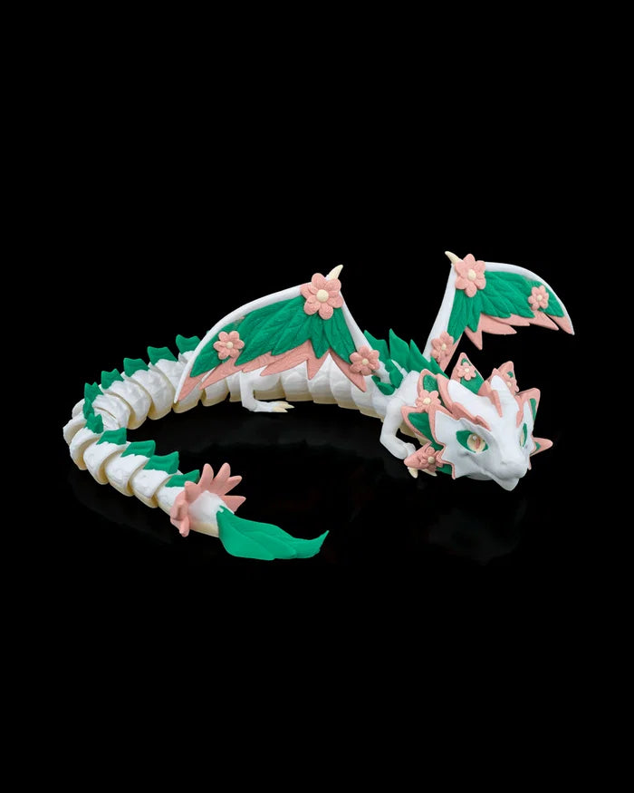 Floral Empress Dragon – 3D Printed Articulated Fantasy Toy