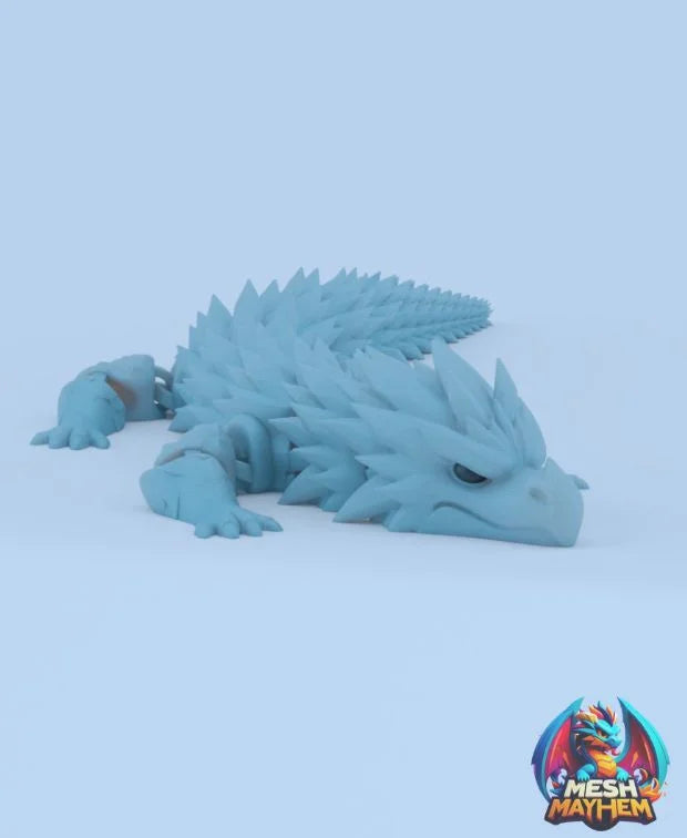 Frostbite Mini Dragon and Keychain
