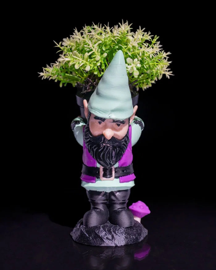 Sprout Gardening Gnome – 3D Printed Garden Decor
