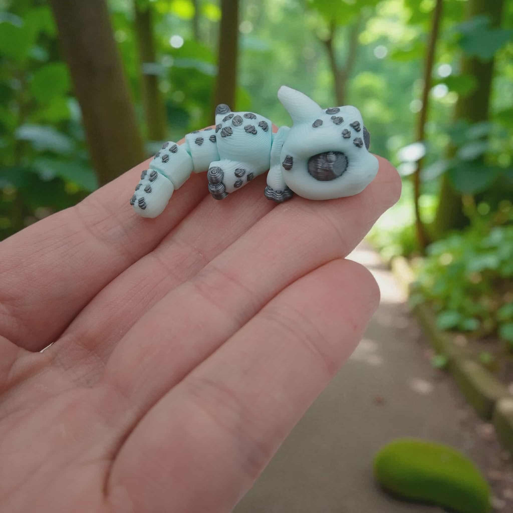 3D Tinys Baby Dino Articulated 3D printed product