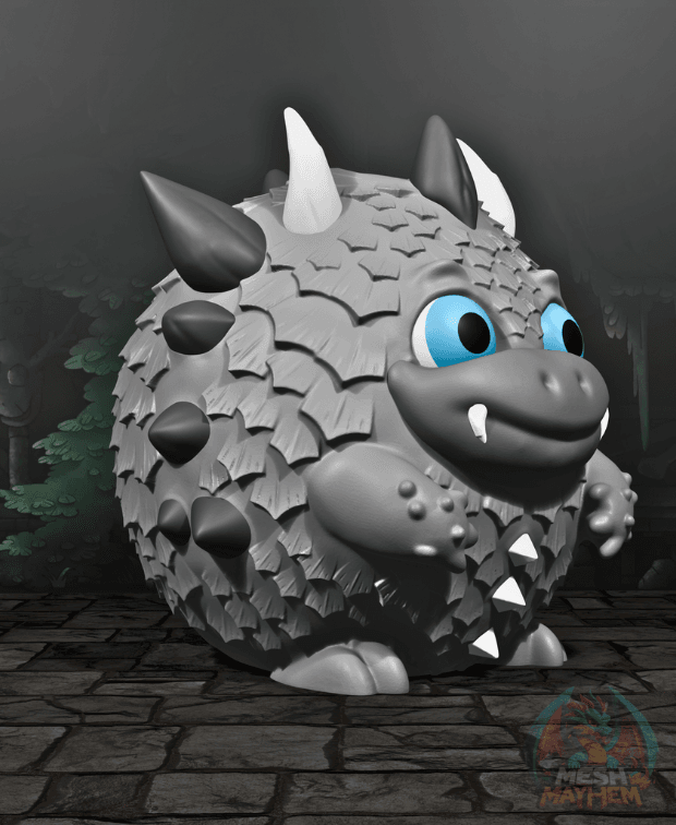Cute Dragon Bank 3D printed product