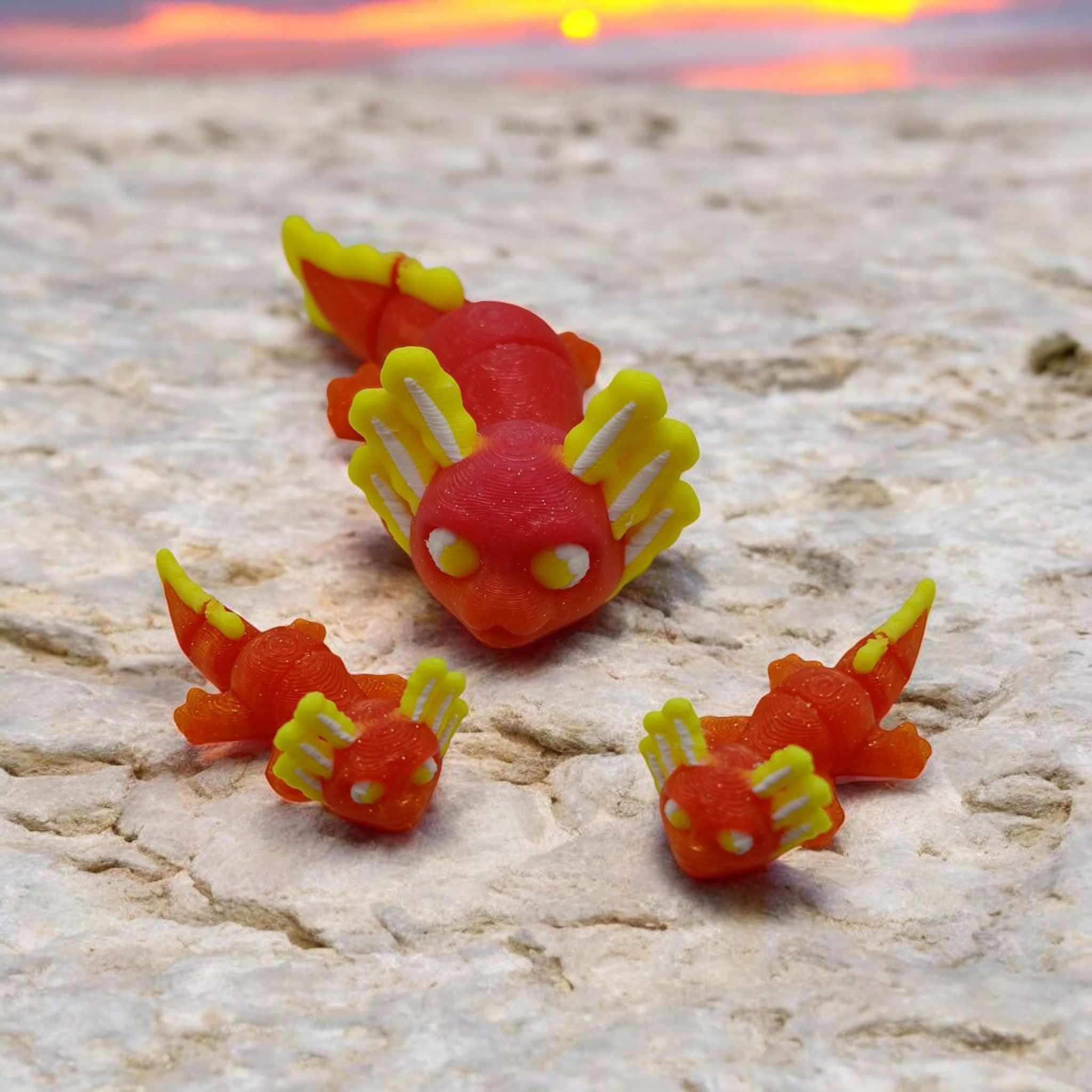 Tiny's Micro Axolotl 3D printed product