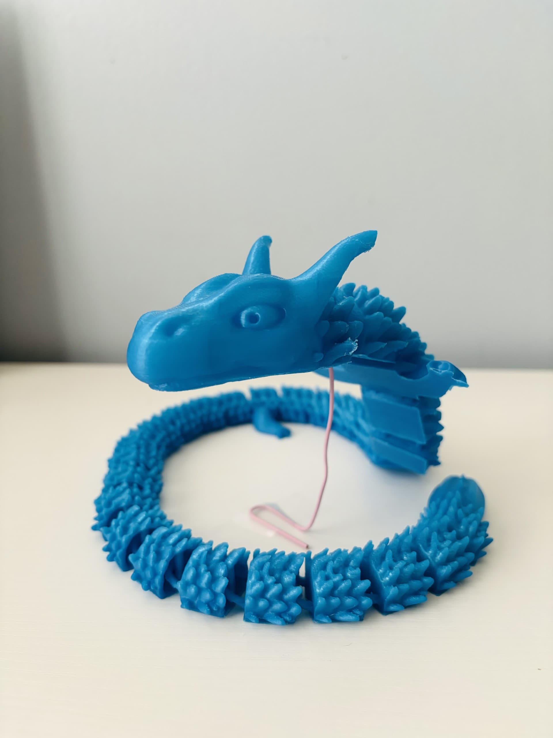 Articulated Water Dragon 3D printed product