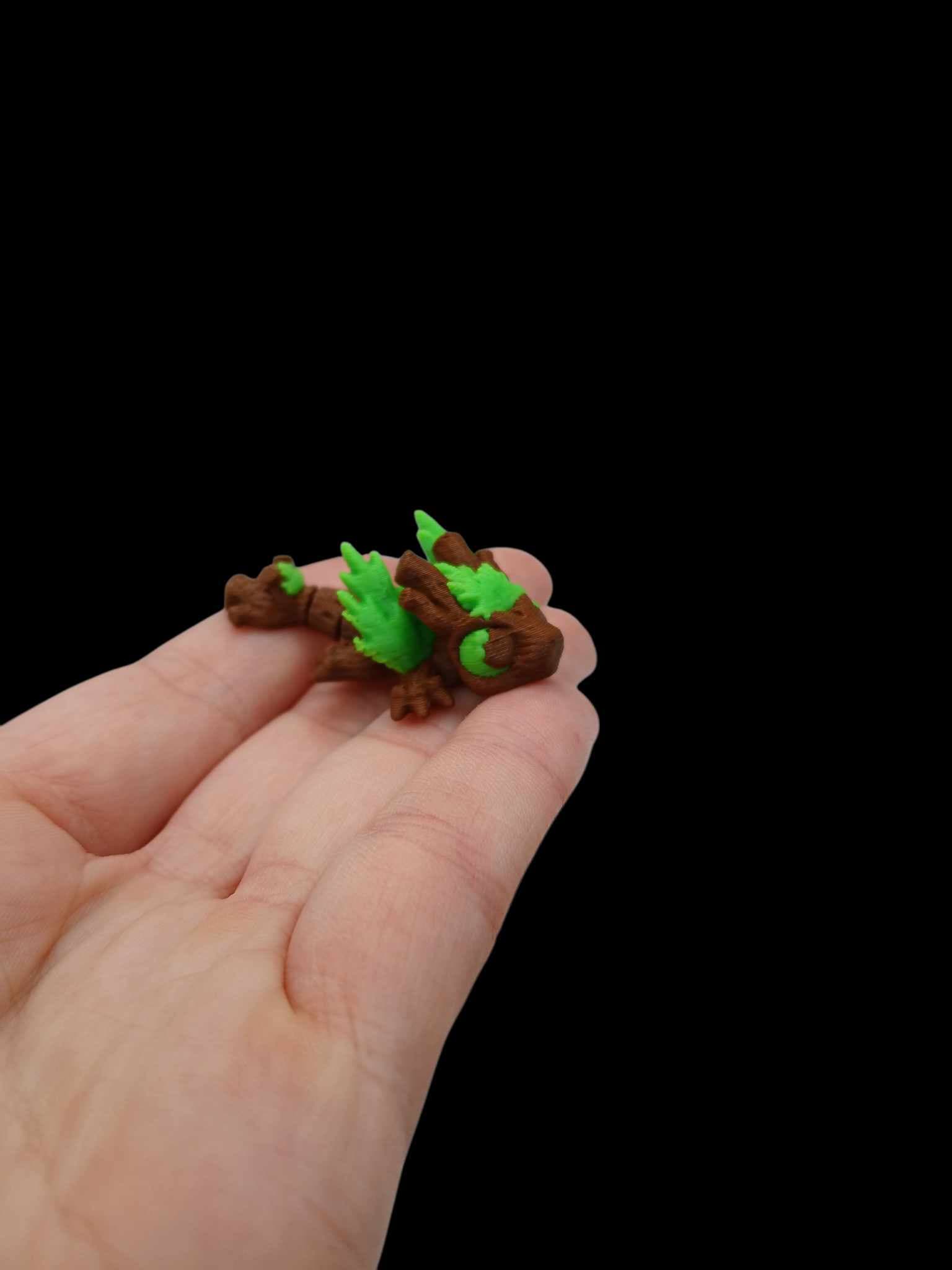 3dDTiny's Woodland Dragon Flexi Mini 3D printed product