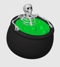 Skeletons Hot Tub 3D printed product