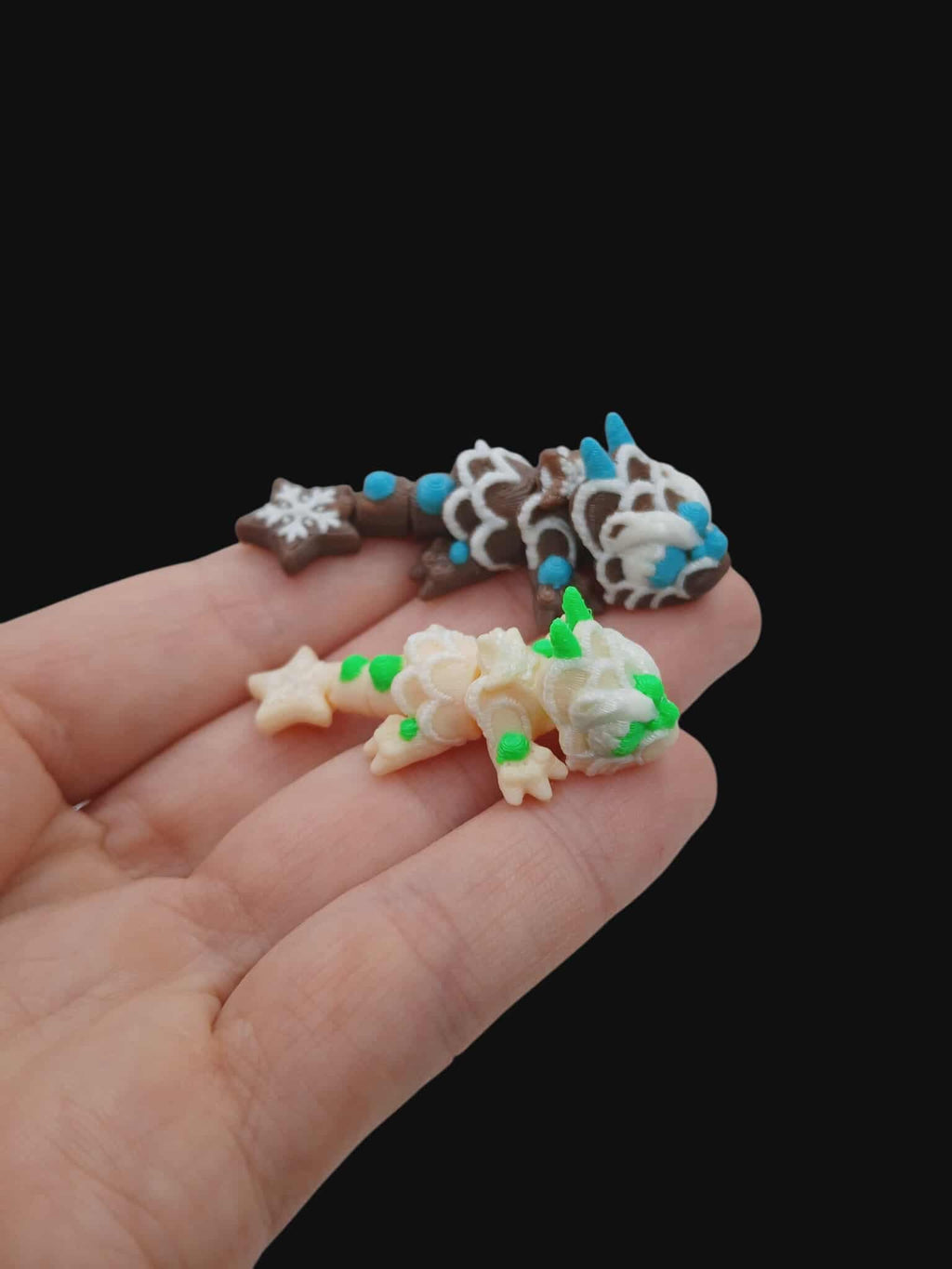 3D Tinys Gingerbread Dragon Mini 3D printed product