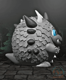 Cute Dragon Bank 3D printed product