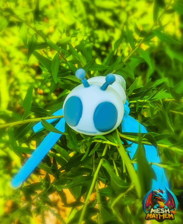Cute Articulated Dragonfly 3D printed product