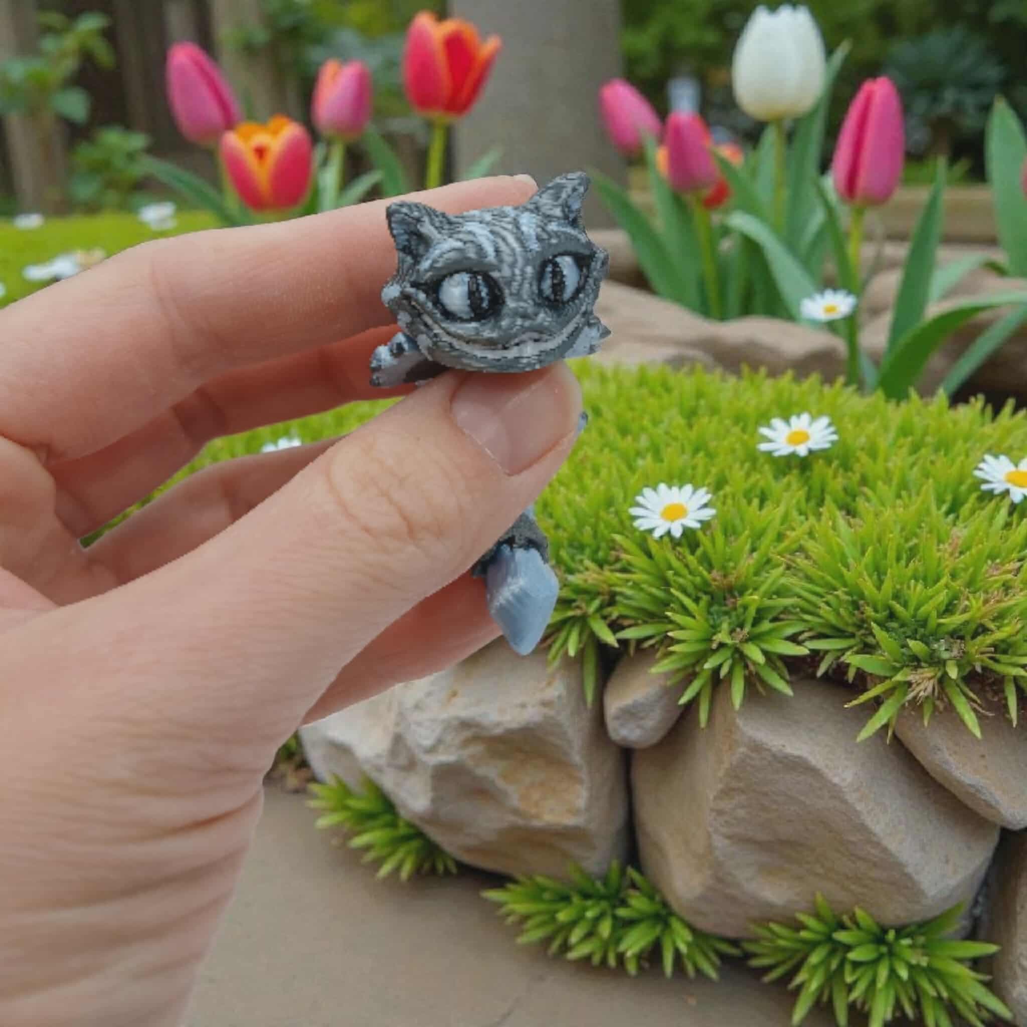 3D Tinys Cheshire Cat 3D printed product