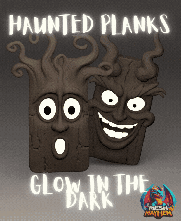 Haunted Planks 3D printed product