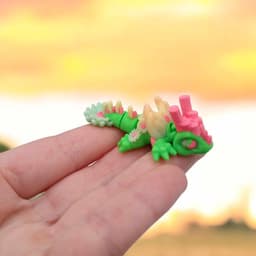 Tiny's Mini Sunflower Dragon 3D printed product