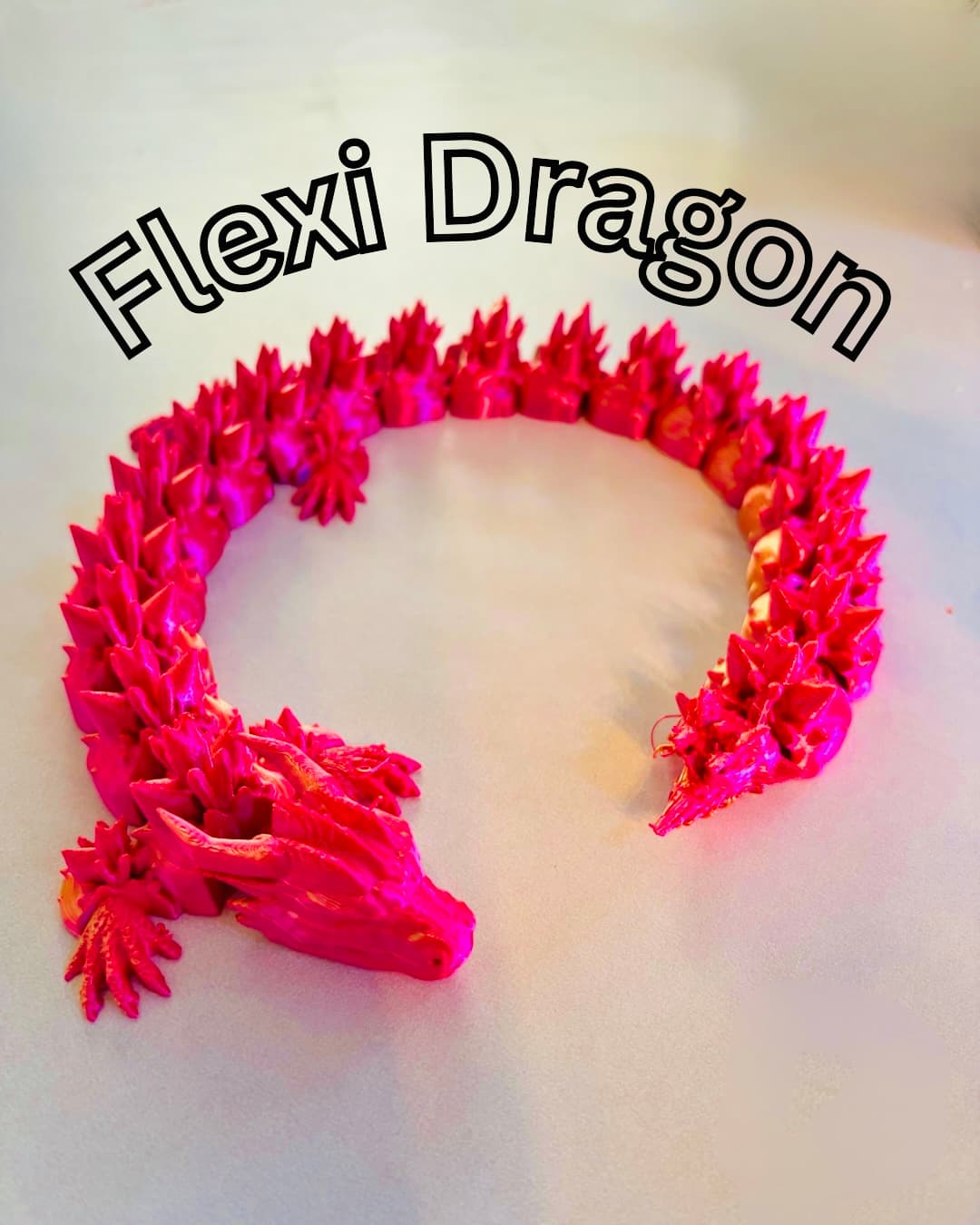Flexible Cave Dragon 3D printed product
