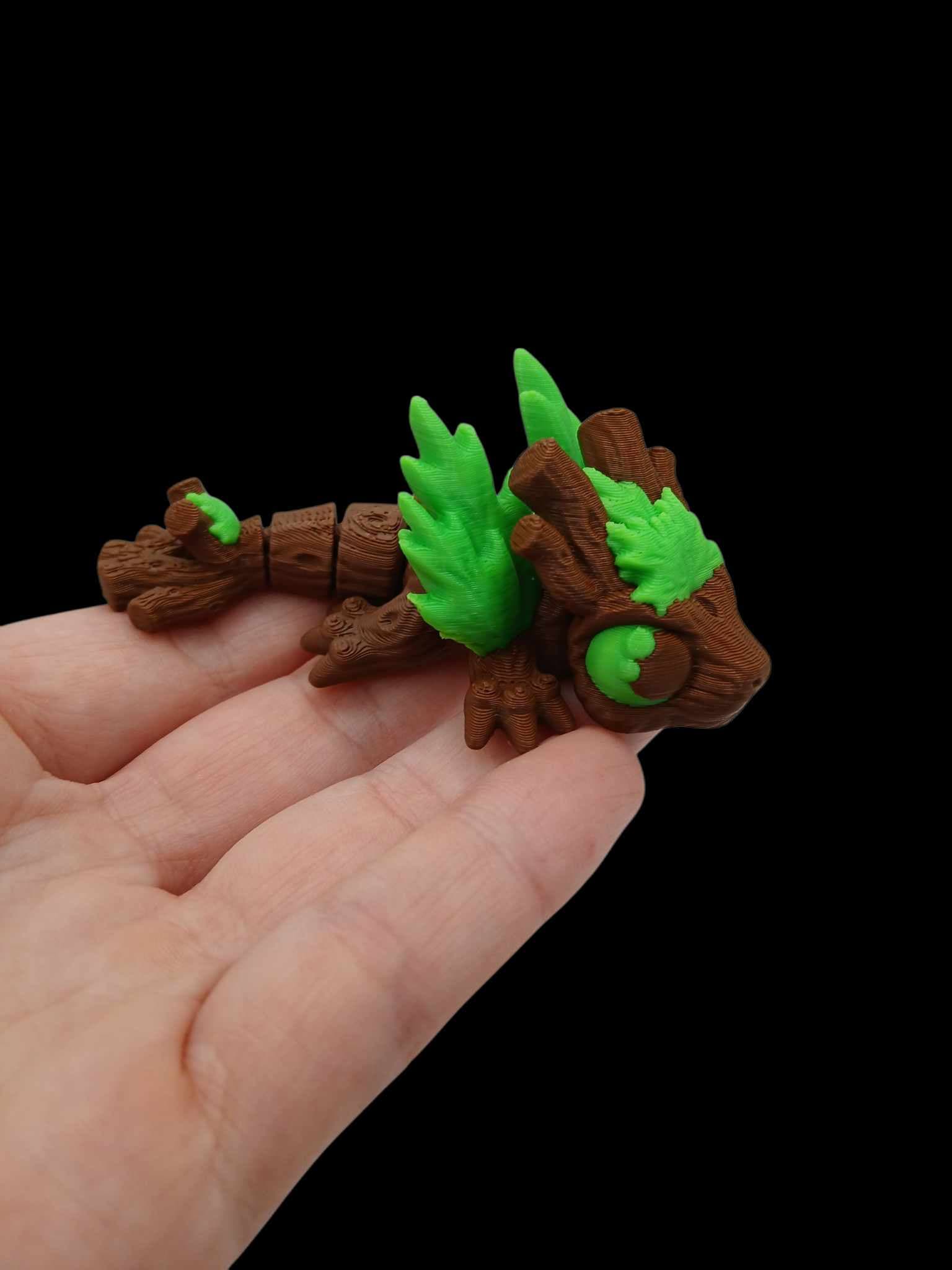 3dDTiny's Woodland Dragon Flexi Mini 3D printed product