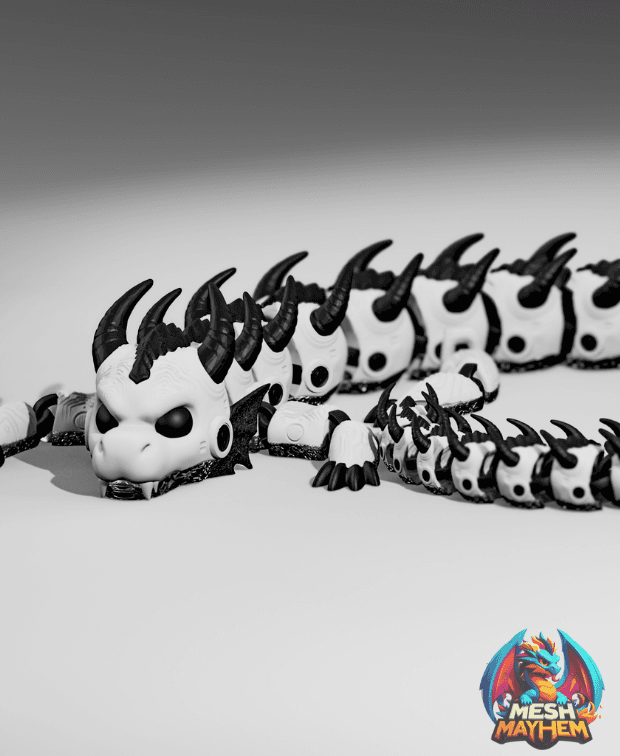 MechaDrake V9 Articulated Dragon 3D printed product