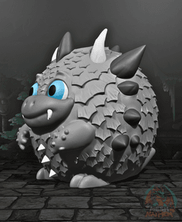 Cute Dragon Bank 3D printed product