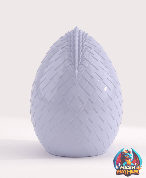 Spine Dragon Egg 3D printed product