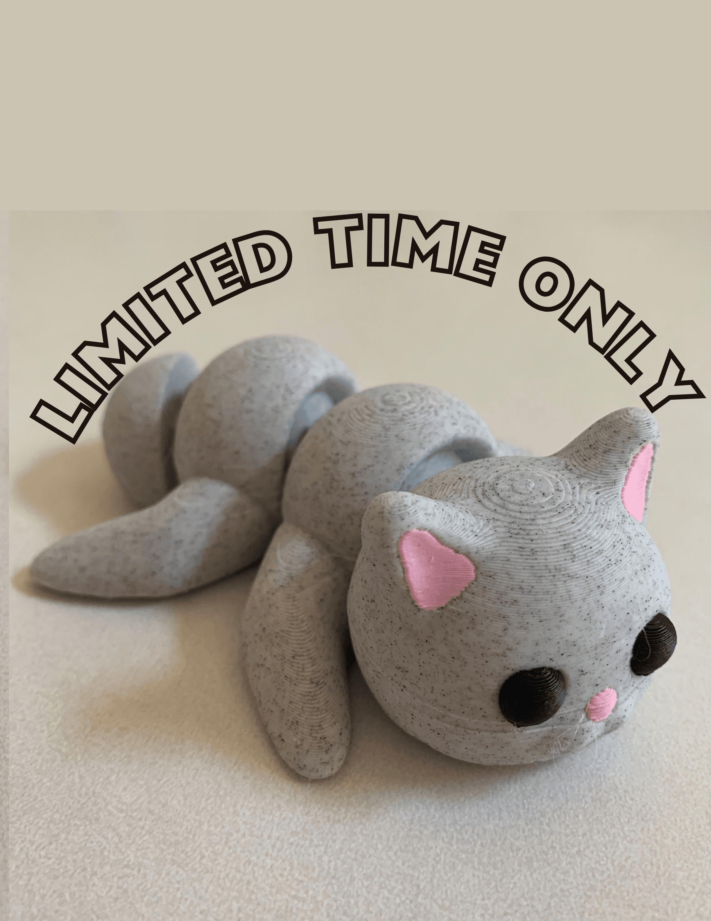 flexi cat 3D printed product