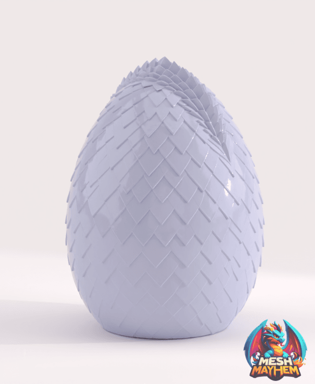 Spine Dragon Egg 3D printed product