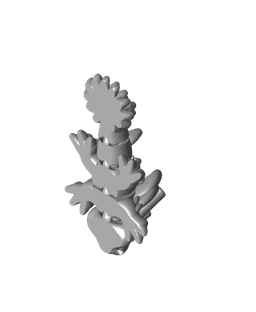 Tiny's Mini Sunflower Dragon 3D printed product