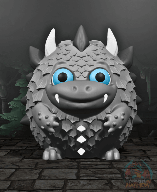 Cute Dragon Bank 3D printed product
