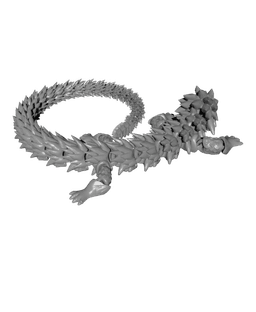 Frostbite – Articulated Ice Dragon Print‑in‑Place Fantasy Model 3D printed product