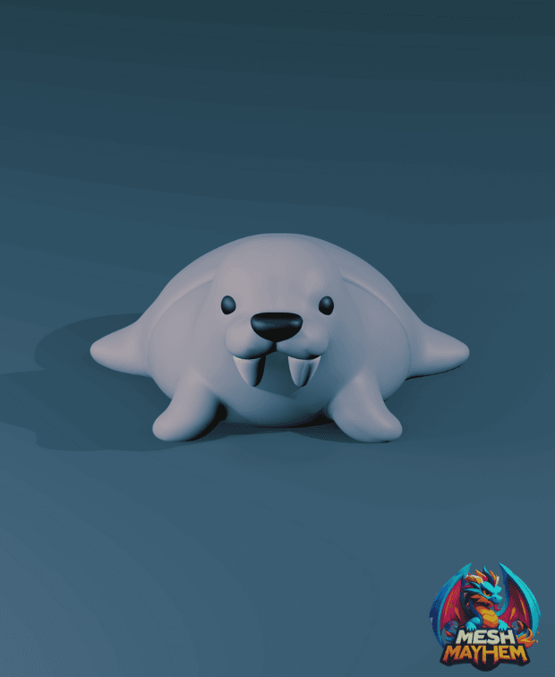 articulated walrus 3D printed product