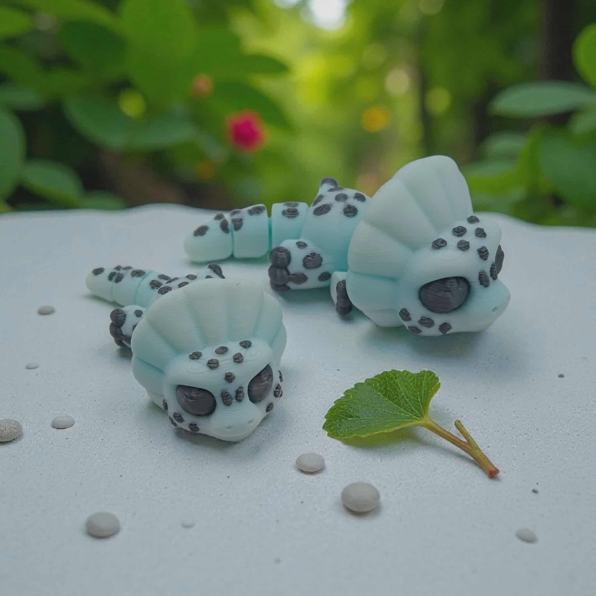 3D Tinys Baby Triceratops Articulated 3D printed product