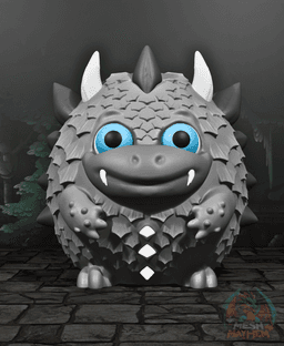 Cute Dragon Bank 3D printed product